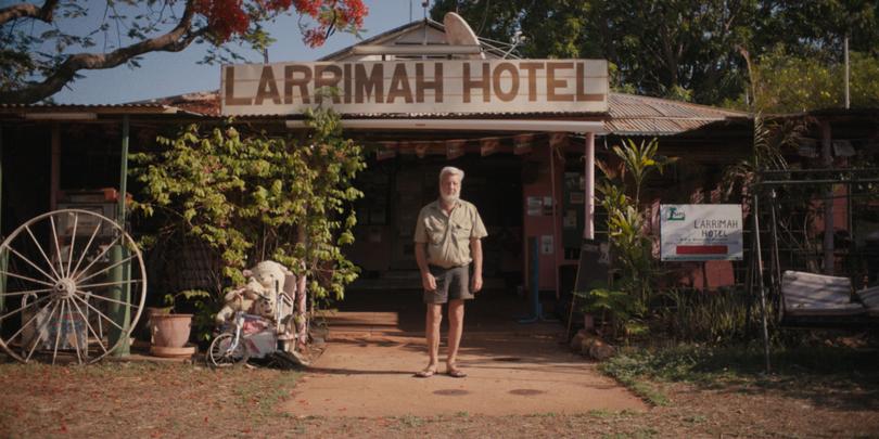 Barry Sharpe, owner of the Larrimah Hotel, where Mr Morairty was last seen.