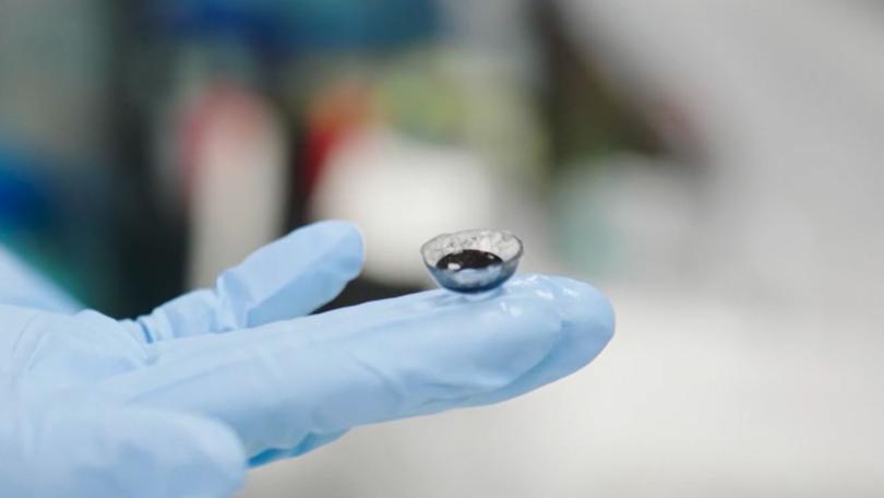 Scientists have developed an ultra-thin battery for smart contact lenses that can be charged by tears.