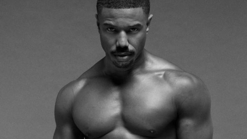 Michael B. Jordan in a campaign for Calvin Klein