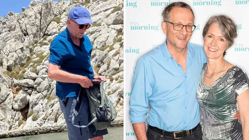 Police fear Dr Mosley, 67, may have ‘fallen from a height’ after he set off hiking along St Nicholas Beach on Symi at 1.30pm on Wednesday.