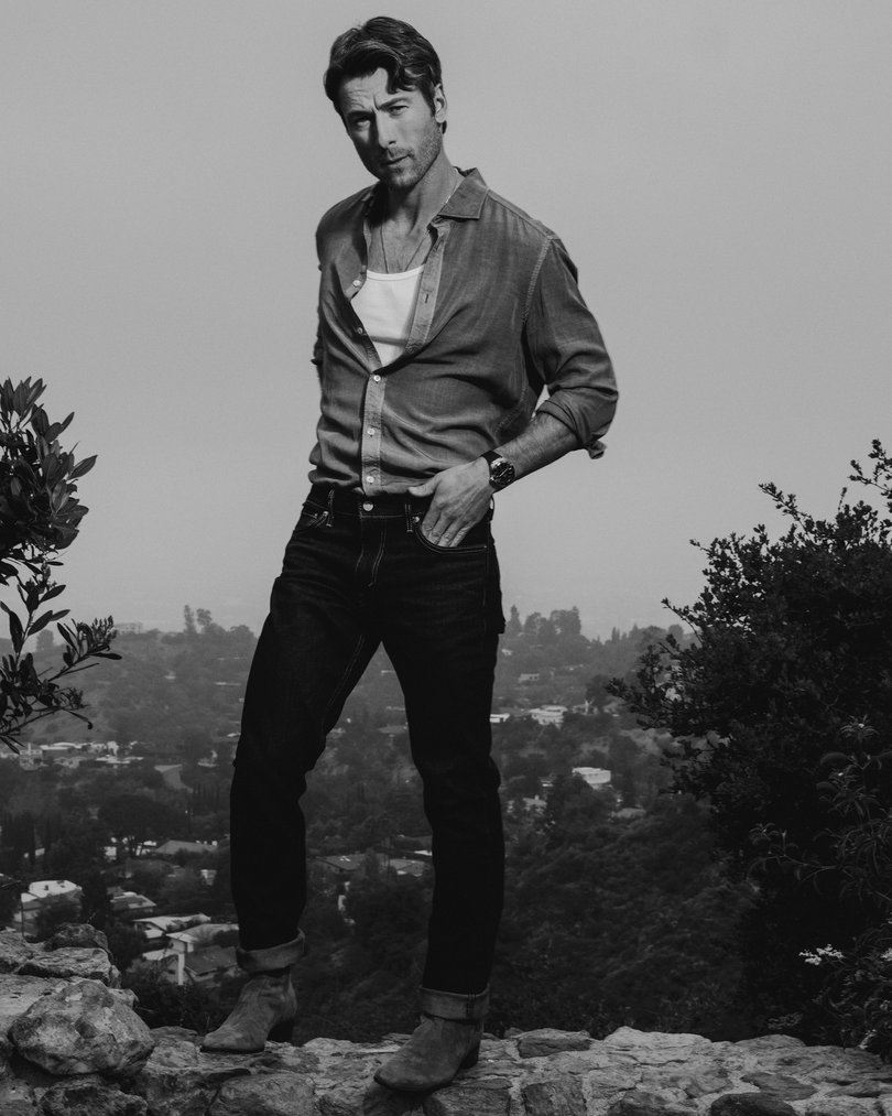 Glen Powell was a child actor, getting his start at 14.