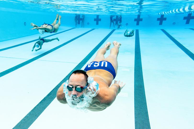 If May makes the US Olympic team, he will become the first man ever to compete in artistic swimming at the Games. 