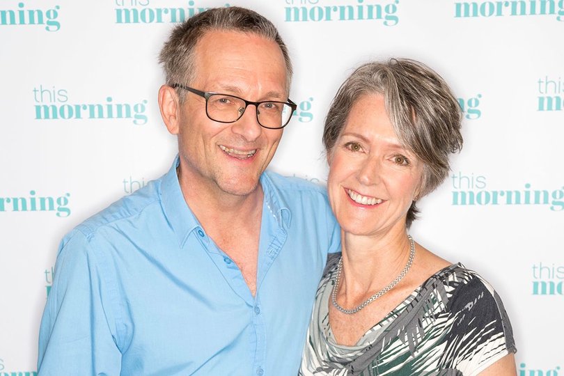 Dr Michael Mosley with wife Claire.