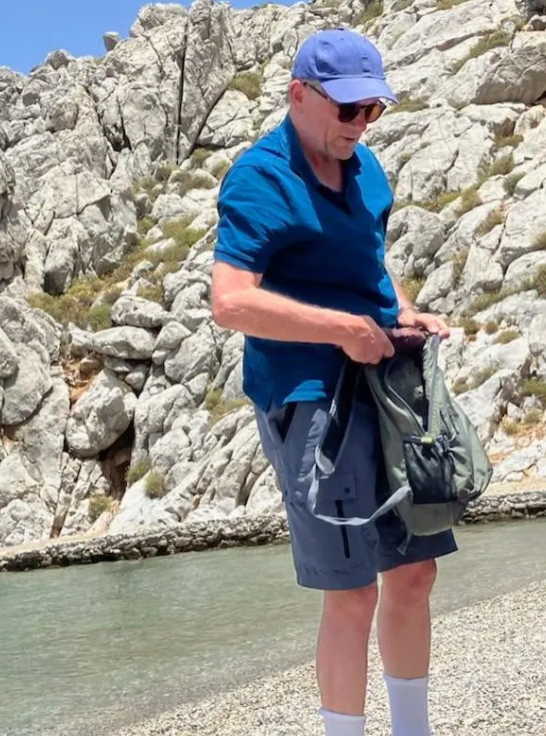 This picture of Dr Michael Mosley was circulated on a local Facebook page after he went missing.