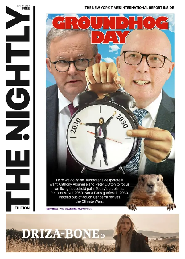 The front page of The Nightly for 11-06-2024