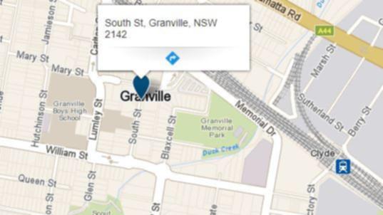 A man has trashed a cafe at Granville before being arrested.