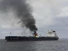 The Marlin Luanda, an oil tanker, attacked by Houthi rebels in January. 