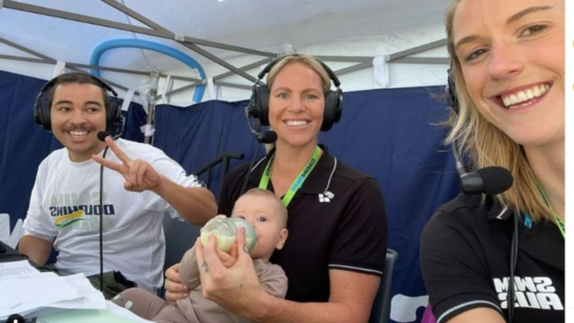Emily Seebhom with son Sampson Ryan Seebohm.