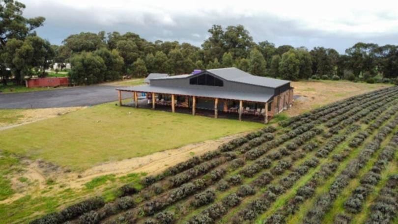 Sam Fazio at NAI Harcourts Metro has listed an operational lavender farm, with a cafe and two residences on the property, in Western Australia.