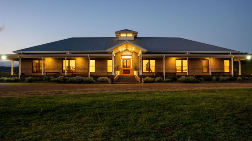 The house was designed in the style of a traditional country homestead.