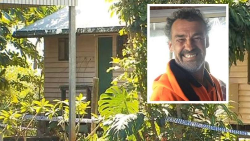 Scott Pilton (pictured) died from acute bleeding on the brain just over a day after he was allegedly fatally wounded by Paul Anthony Quinlan on Lamb Island, north of Brisbane.