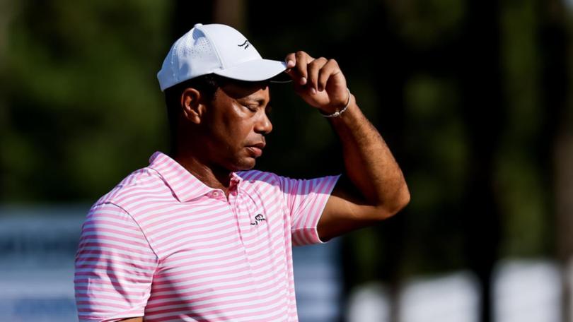Tiger Woods finished day one nine shots off the pace at the US Open after six opening-round bogeys.