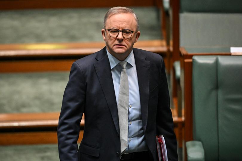 CANBERRA, AUSTRALIA - MAY 14: Australia's Prime Minister Anthony Albanese arrives at Parliament House on May 14, 2024 in Canberra, Australia. Australia's Labor government is grappling with a slowing economy, weaker commodity prices, soaring housing costs and a softening labor market as it prepares to unveil its federal budget on May 14. To counter these headwinds, the budget is expected to feature smaller revenue upgrades compared to recent years, while outlining the government's interventionist policies aimed at boosting domestic manufacturing and the transition to green energy. Critics warn that such industrial policies risk fueling inflation and diverting resources from more productive sectors of the economy. The budget is seen as a key opportunity for the Labor government to deliver broad economic support that analysts say is fundamental to re-election chances next year. (Photo by Tracey Nearmy/Getty Images)