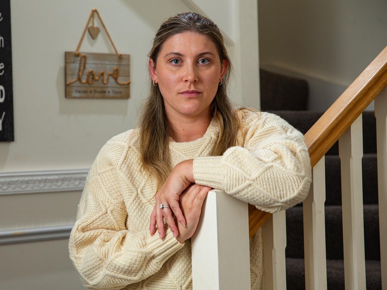 Jessica Spittal who along with her fiancé Dylan Timu, lost their deposit to Black Brewing Co after they announced they went into voluntary administration.