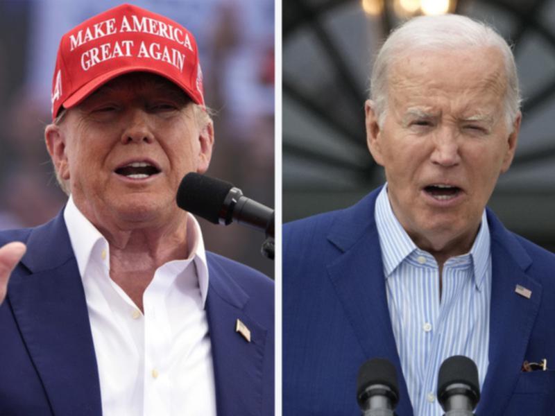 Donald Trump and Joe Biden