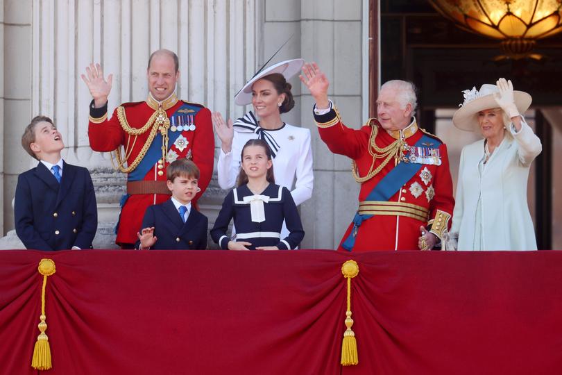 Britain put on a display of birthday pageantry on Saturday for King Charles II, but most eyes were on Catherine.

