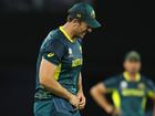 Mitch Marsh feels the pinch after hurting his hand while dropping a catch.