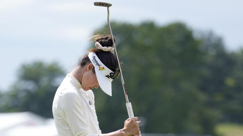 Grace Kim has lost a three-woman play-off at the latest LPGA Tour event in the United States.