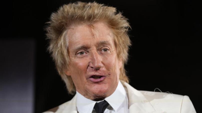 Singer Rod Stewart has been a staunch supporter of Ukraine since Russia launched its invasion. (AP PHOTO)