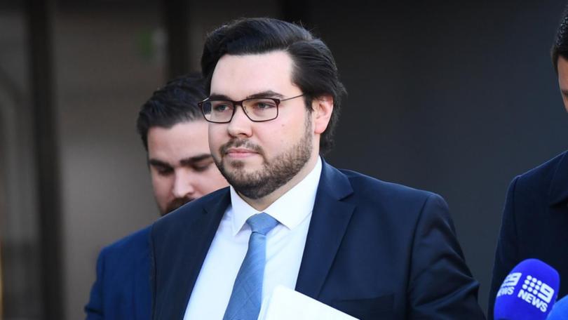 Former Liberal staffer Bruce Lehrmann has faced a court on rape charges. (Jono Searle/AAP PHOTOS)