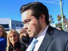 Former Liberal staffer Bruce Lehrmann has faced a Toowoomba court on rape charges. (Jono Searle/AAP PHOTOS)