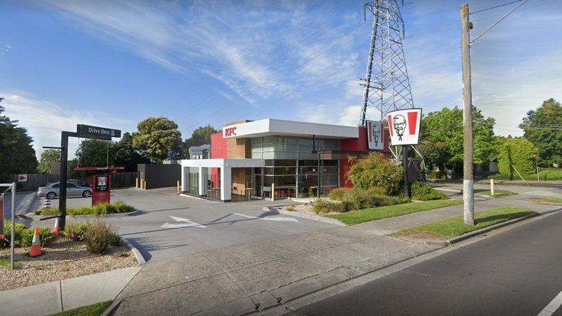 A Melbourne man has been caught driving under the influence of alcohol in the drive-through of a KFC.