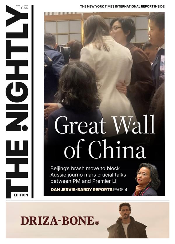 The front page of The Nightly for 17-06-2024