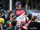 Recalled NSW star Latrell Mitchell was a centre of attention for kids on Monday. (Bianca De Marchi/AAP PHOTOS)