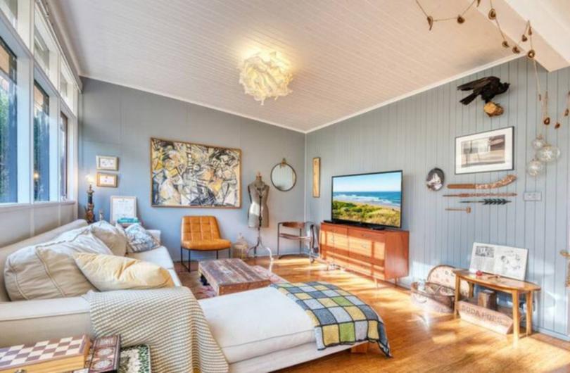 This cosy coastal home in Venus Bay, which has seen a 11.2 per cent drop in prices in the last year, has a price guide of $529,000.