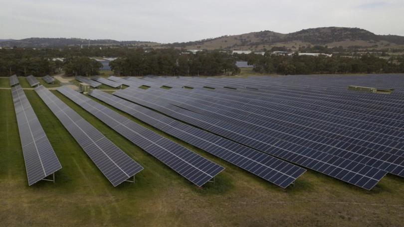 Solar farm near Canberra