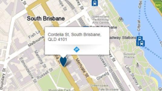 A man has been arrested after attacking a woman on Brisbane.