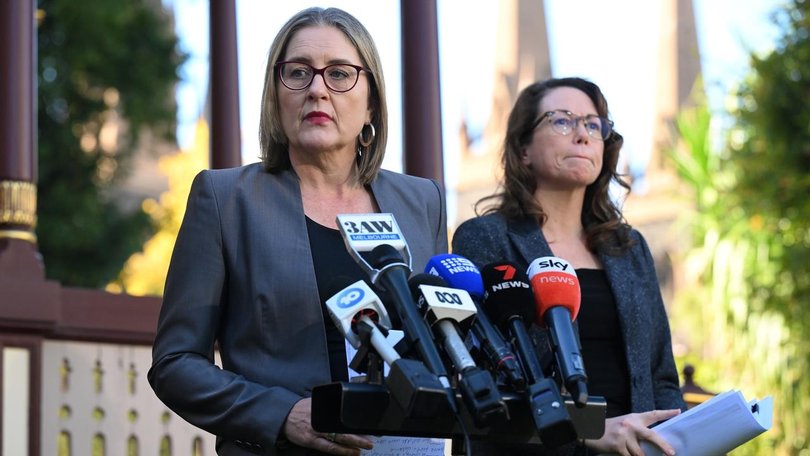 Premier Jacinta Allan and attorney-general Jaclyn Syme.