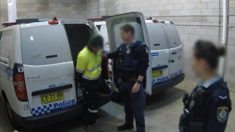 A 52-year-old man under arrest at Campbelltown Police Station