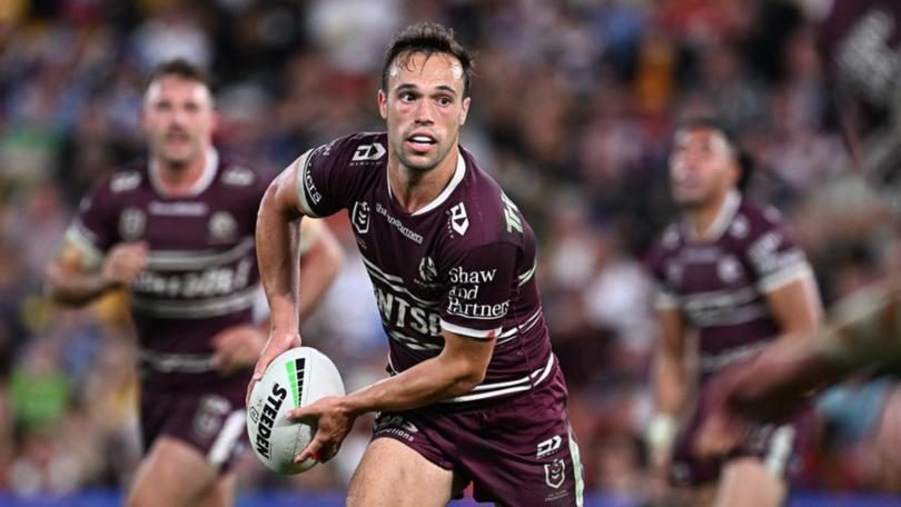 Luke Brooks will captain a severely-depleted Manly team in his first season with the club. (Dave Hunt/AAP PHOTOS)