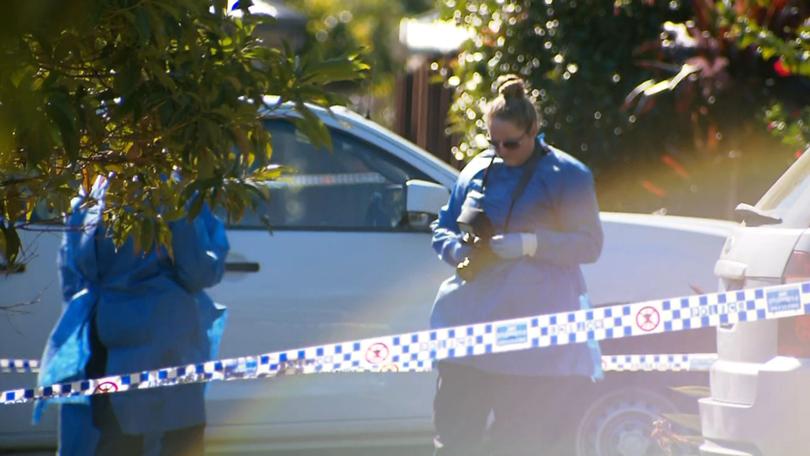 Forensic crime scene investigators were seen arriving at the home shortly after the incident.