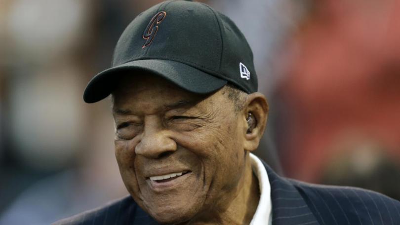 New York Mets and San Francisco Giants legend Willie Mays has died aged 93. (AP PHOTO)