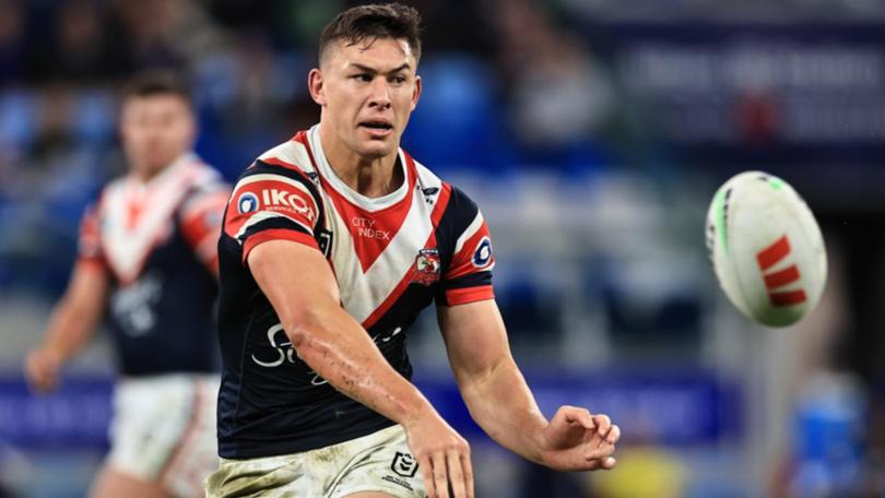 Sydney Roosters star Joey Manu is putting no time limits on his looming stint in rugby union. (Mark Evans/AAP PHOTOS)