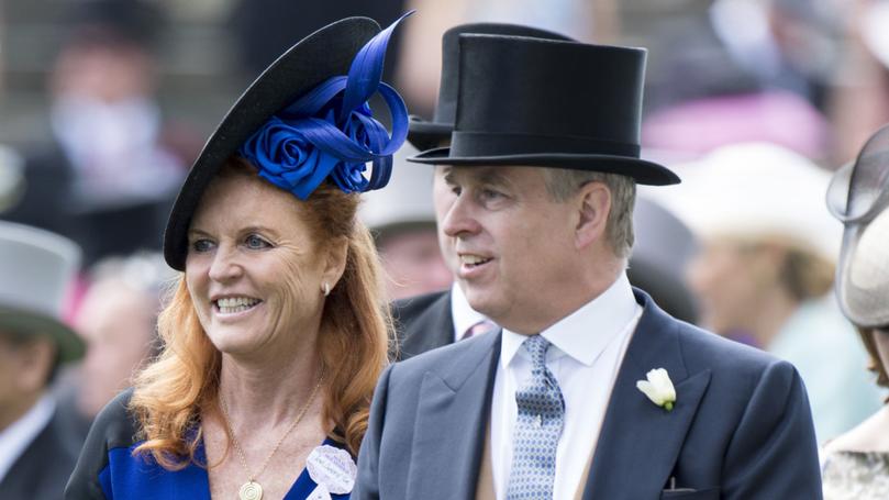 Sarah Ferguson, Duchess of York and Prince Andrew, Duke of York at Ascot Racecourse on June 19, 2015.