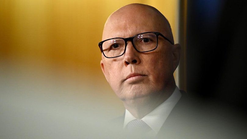 Peter Dutton's nuclear plan has come under fire with one academic calling it an "absolute joke". (Bianca De Marchi/AAP PHOTOS)