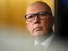 Peter Dutton's nuclear plan has come under fire with one academic calling it an "absolute joke". (Bianca De Marchi/AAP PHOTOS)