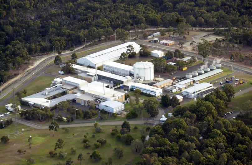 Aerial photograph of the Lucas Heights Nuclear Reactor.  