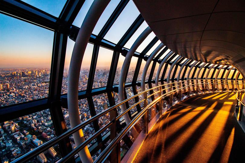 The views from inside the Skytree are breathtaking.