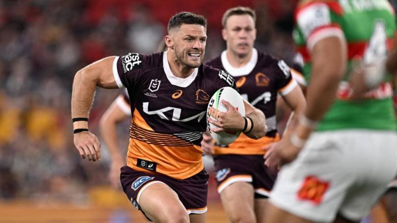 Brisbane prop Corey Jensen sprained an ankle at training but his coach hopes he will not miss games. (Dave Hunt/AAP PHOTOS)