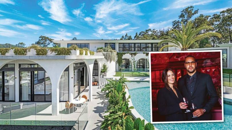 Buddy and Jesinta Franklin appear set to sell their luxury Gold Coast mansion. 
