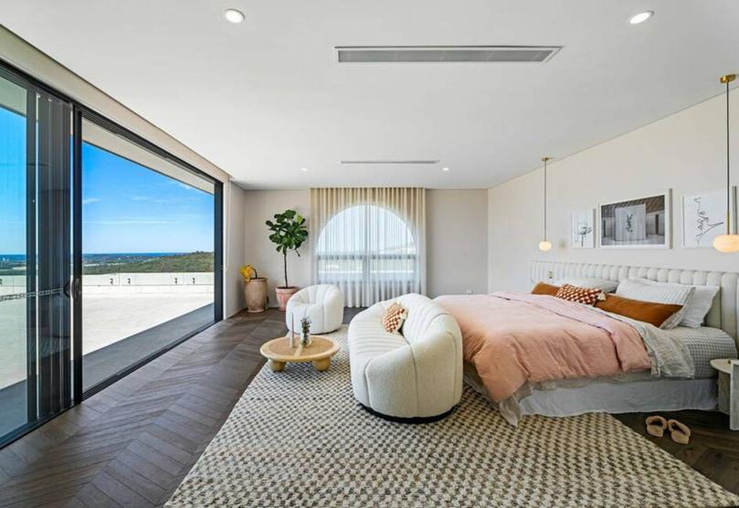 The master bedroom.