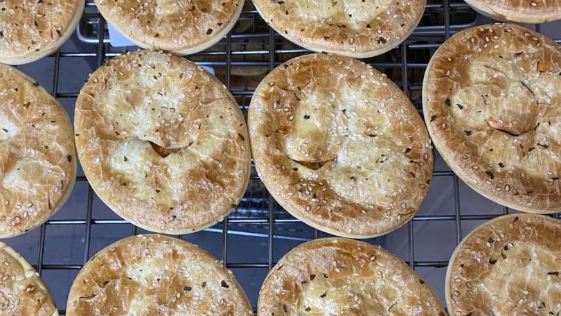 Rolling Pin Pies and Cakes prawn laksa pie.