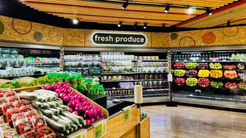 The fresh produce section at one of the new IGA stores.