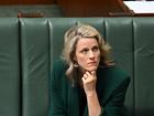 Australian Home Affairs Minister Clare O’Neil reacts during House of Representatives Question Time at Parliament House in Canberra.