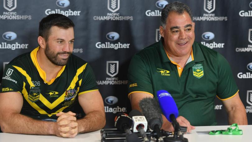 Coach Mal Meninga says James Tedesco can be picked for Australia despite missing out on Origin II. (Scott Radford-Chisholm/AAP PHOTOS)