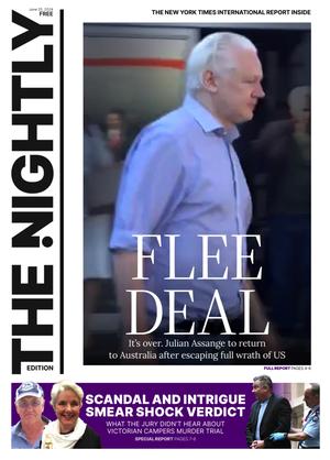 The front page of The Nightly for 25-06-2024